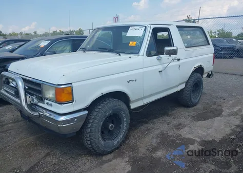 1989 Ford Bronco U100 из США, поврежденный, VIN 1FMEU15N8KLB05306